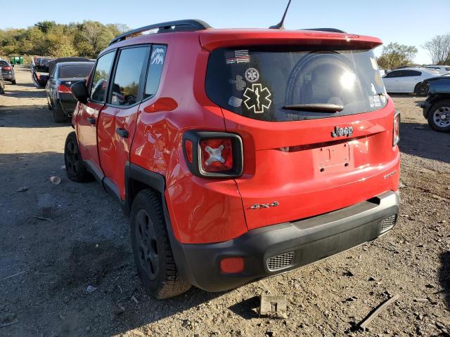 ZACCJBAB0HPF33770 - 2017 JEEP RENEGADE S RED photo 3