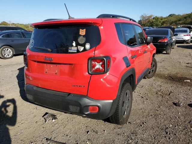 ZACCJBAB0HPF33770 - 2017 JEEP RENEGADE S RED photo 4