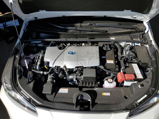 JTDL9MFU9N3038207 - 2022 TOYOTA PRIUS LE WHITE photo 11