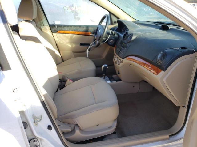 KL1TD66E09B655341 - 2009 CHEVROLET AVEO LS 白色 照片 5