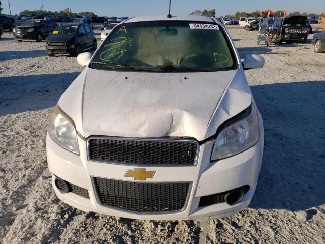 KL1TD66E09B655341 - 2009 CHEVROLET AVEO LS 白色 照片 9