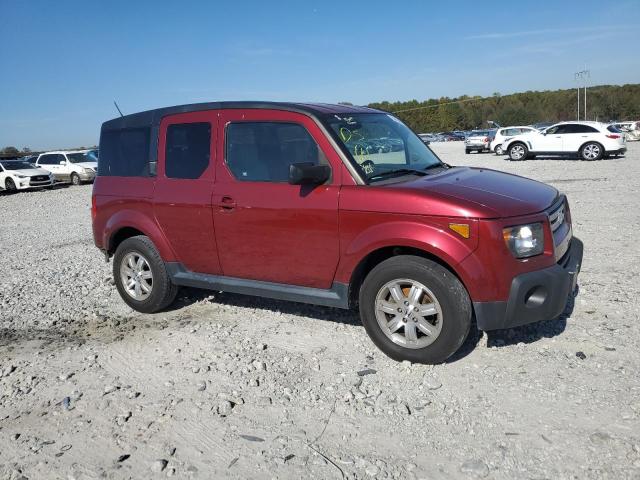 5J6YH18777L006321 - 2007 HONDA ELEMENT EX RED photo 1