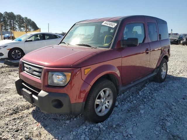 5J6YH18777L006321 - 2007 HONDA ELEMENT EX RED photo 2