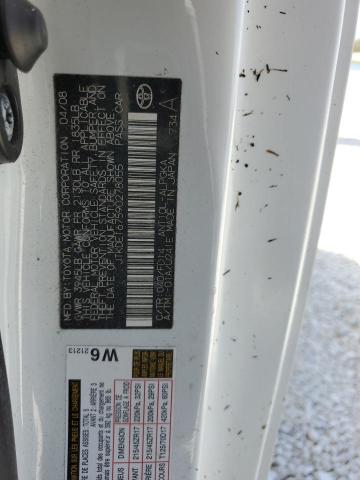 JTKDE167590278055 - 2009 TOYOTA SCION TC თეთრი ფოტო 10