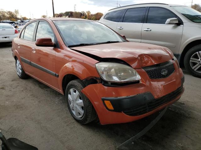 KNADE123X86****** - 2008 KIA RIO BASE ORANGE photo 1