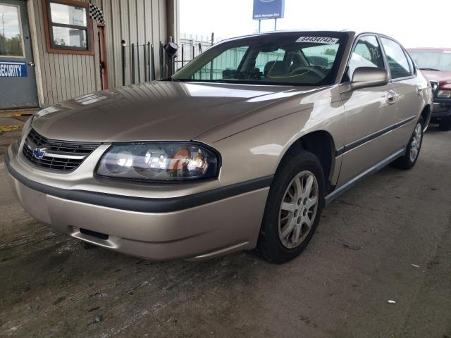 2G1WF52E729284209 - 2002 CHEVROLET IMPALA TAN photo 2