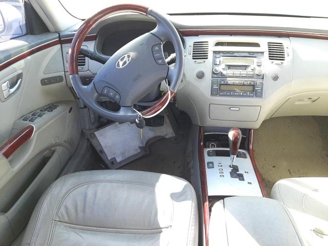 KMHFC46FX6A062296 - 2006 HYUNDAI AZERA SE SILVER photo 9