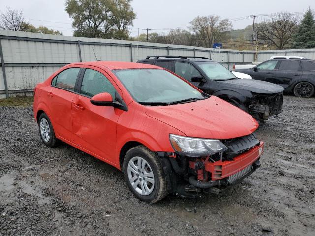 1G1JB5SB5L4100577 - 2020 CHEVROLET SONIC LS RED photo 1