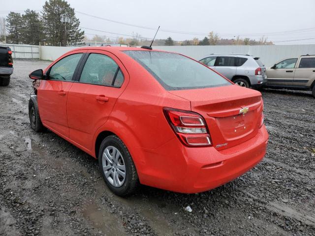 1G1JB5SB5L4100577 - 2020 CHEVROLET SONIC LS RED photo 3