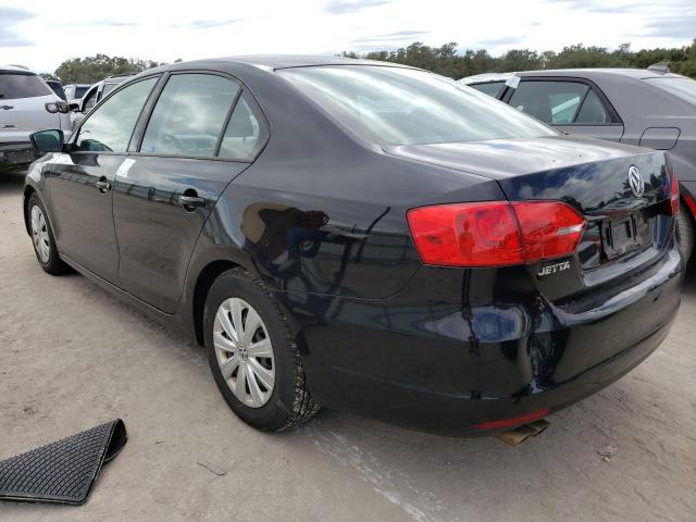 3VW2K7AJ8EM317853 - 2014 VOLKSWAGEN JETTA BASE BLACK photo 3