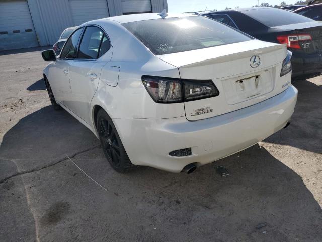 JTHBK262185052290 - 2008 LEXUS IS 250 WHITE photo 3