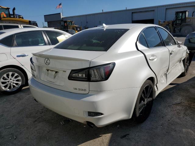 JTHBK262185052290 - 2008 LEXUS IS 250 WHITE photo 4