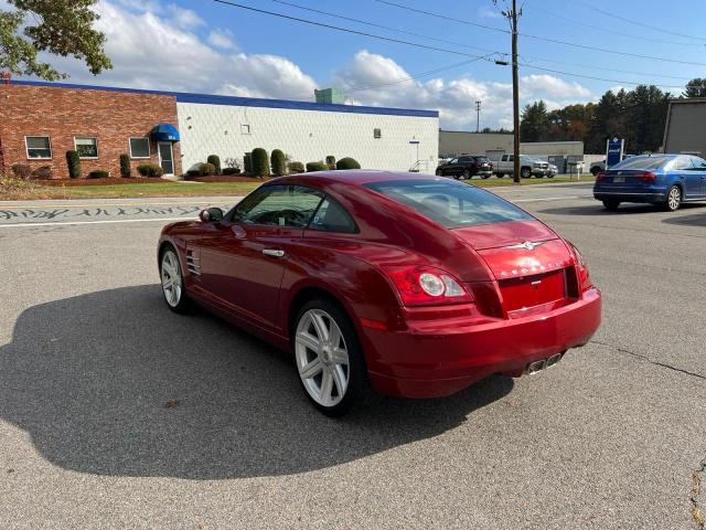 1C3AN69L44X001384 - 2004 CHRYSLER CROSSFIRE RED photo 3