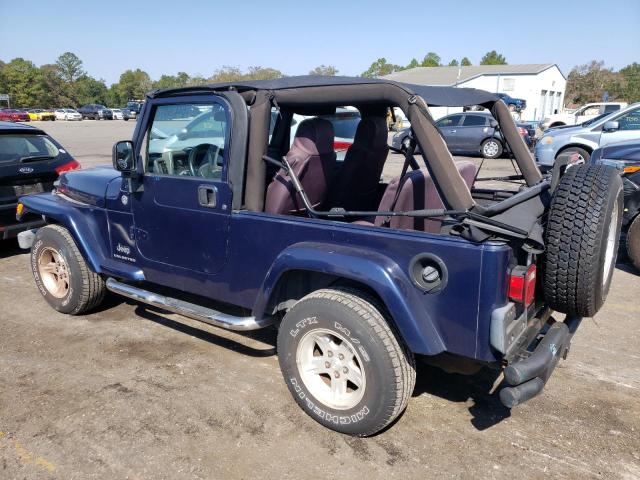 1J4FA44S36P766549 - 2006 JEEP WRANGLER / BLUE photo 9