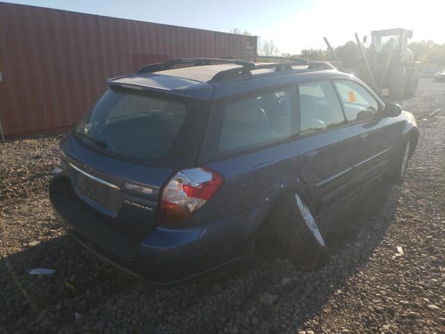 4S4BP62C777307340 - 2007 SUBARU OUTBACK OU BLUE photo 4