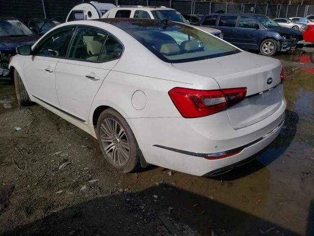 KNALN4D76E5156516 - 2014 KIA CADENZA PR WHITE photo 3