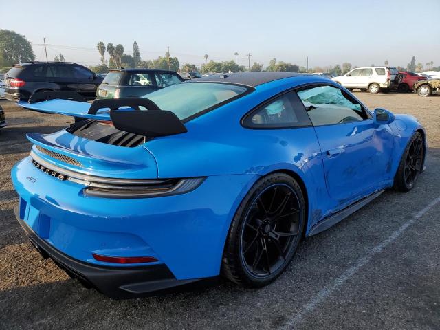 WP0AC2A99NS268142 - 2022 PORSCHE 911 GT3 BLUE photo 4