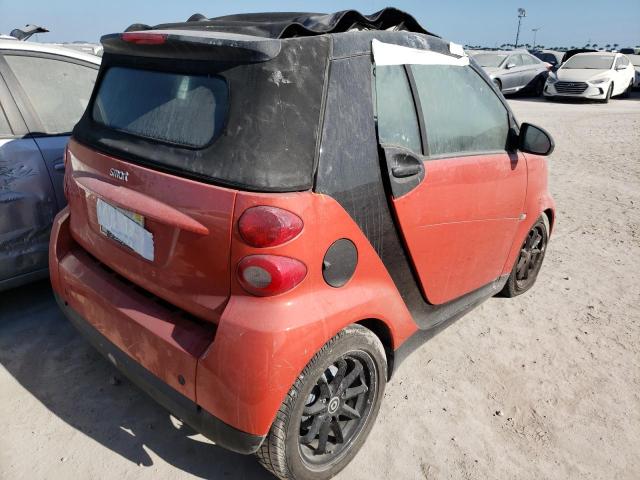 WMEEK31X48K118535 - 2008 SMART FORTWO PAS 红色 照片 4