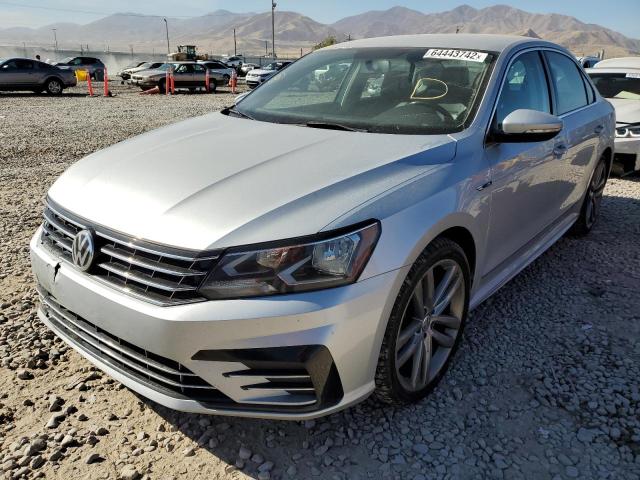 1VWDT7A35HC013344 - 2017 VOLKSWAGEN PASSAT R-L SILVER photo 2