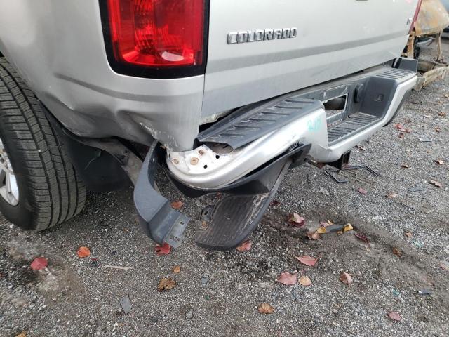 1GCGTBE30F1265878 - 2015 CHEVROLET COLORADO L SILVER photo 9