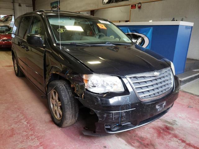 2A8HR54P28R839249 - 2008 CHRYSLER TOWN & COU BLACK photo 1