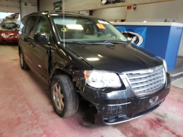 2A8HR54P28R839249 - 2008 CHRYSLER TOWN & COU BLACK photo 9