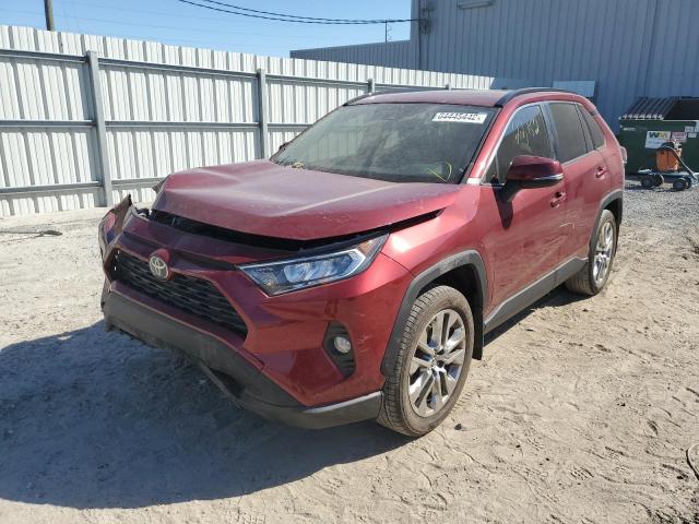 JTMC1RFV3KD503454 - 2019 TOYOTA RAV4 XLE P MAROON photo 2