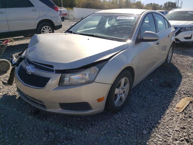 1G1PC5SBXD7267525 - 2013 CHEVROLET CRUZE GRAY photo 2