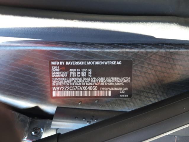 WBY2Z2C57EVX64860 - 2014 BMW I8 BLACK photo 10