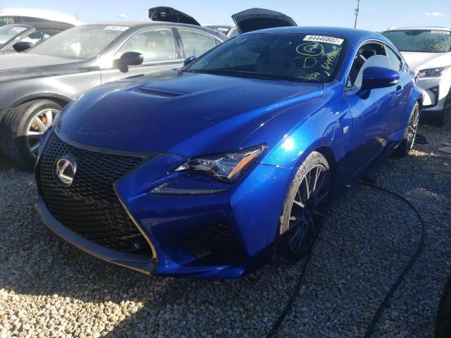 JTHHP5BC9F5000558 - 2015 LEXUS RC-F BLUE photo 2