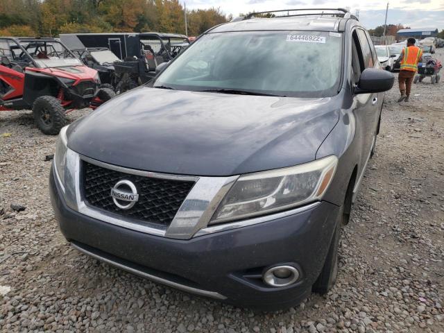 5N1AR2MN6EC608635 - 2014 NISSAN PATHFINDER GRAY photo 9