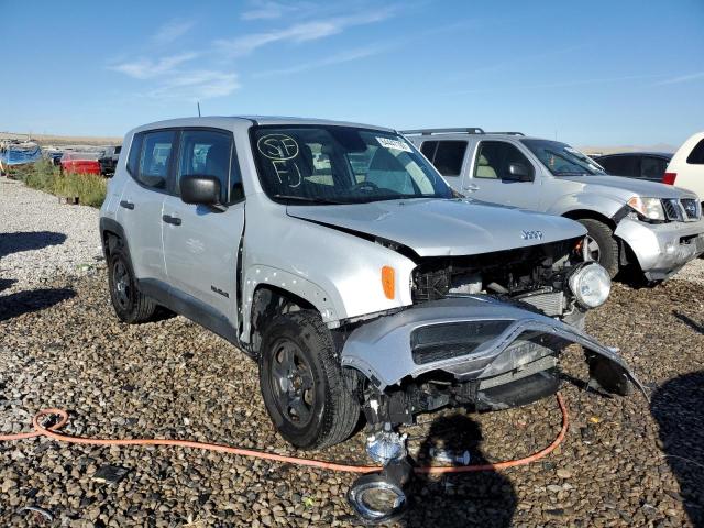 ZACCJBAB4JPH45819 - 2018 JEEP RENEGADE S SILVER photo 1