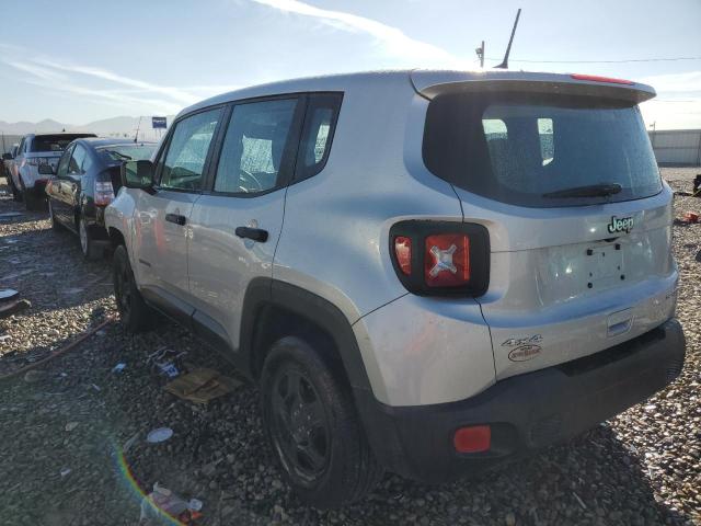 ZACCJBAB4JPH45819 - 2018 JEEP RENEGADE S SILVER photo 3