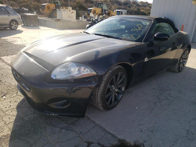 SAJWA44B485B20087 - 2008 JAGUAR XK BLACK photo 2