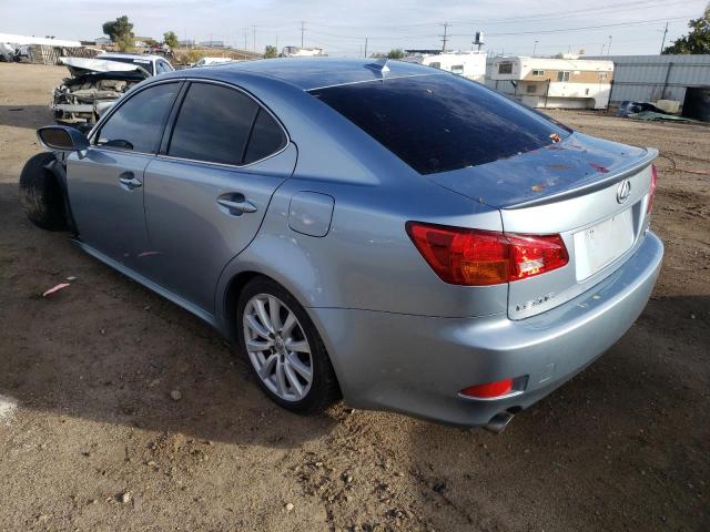 JTHCK262582021534 - 2008 LEXUS IS 250 BLUE photo 3