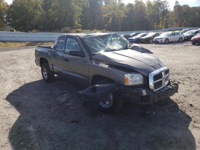 1D7HW28K86S593256 - 2006 DODGE DAKOTA QUA GRAY photo 1