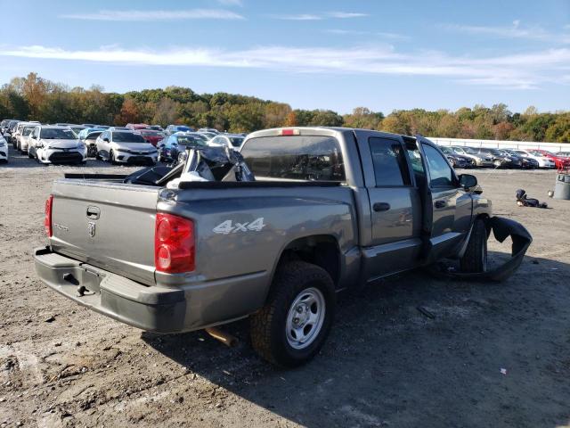 1D7HW28K86S593256 - 2006 DODGE DAKOTA QUA GRAY photo 4