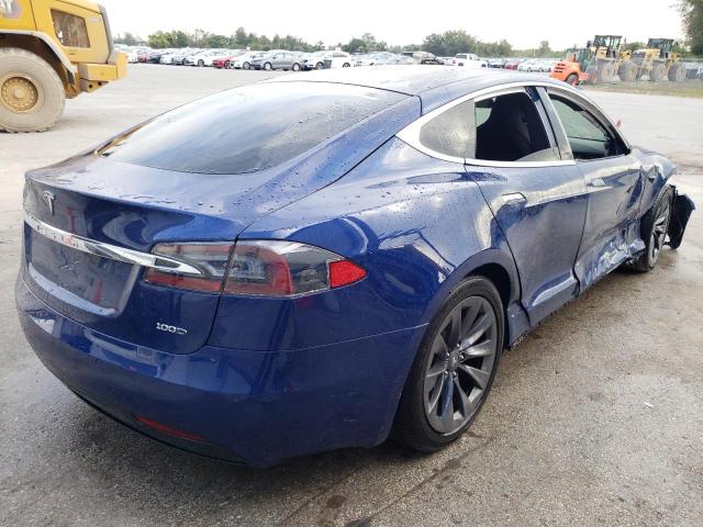 5YJSA1E20KF306058 - 2019 TESLA MODEL S Կապույտ լուսանկար 4