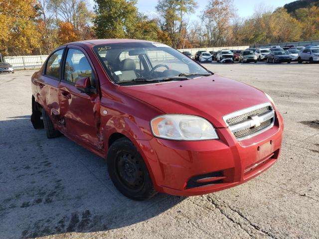KL1TD56628B095811 - 2008 CHEVROLET AVEO BASE RED photo 1