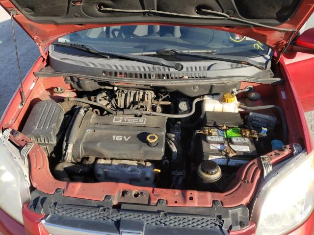 KL1TD56628B095811 - 2008 CHEVROLET AVEO BASE RED photo 7