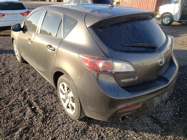 JM1BL1HF7A1150102 - 2010 MAZDA 3 I GRAY photo 3