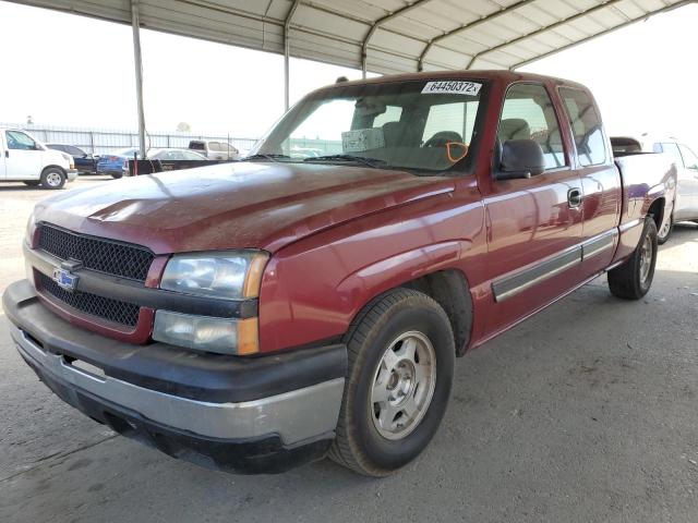 2GCEC19T241147091 - 2004 CHEVROLET silverado BURGUNDY photo 2