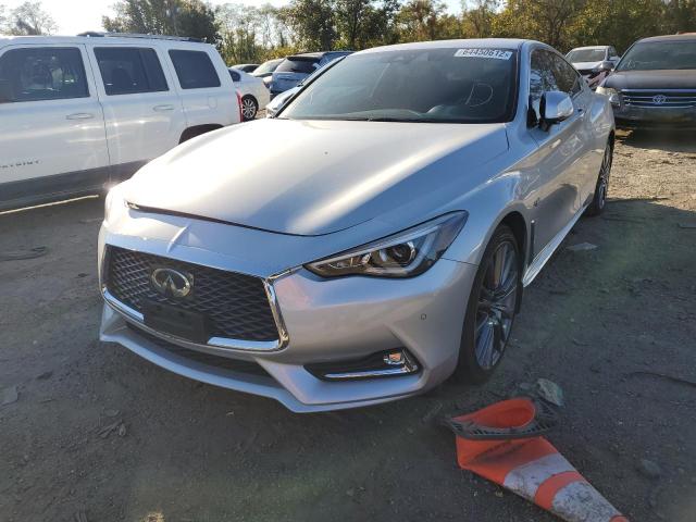 JN1FV7EL3HM700299 - 2017 INFINITI Q60 RED SP SILVER photo 2