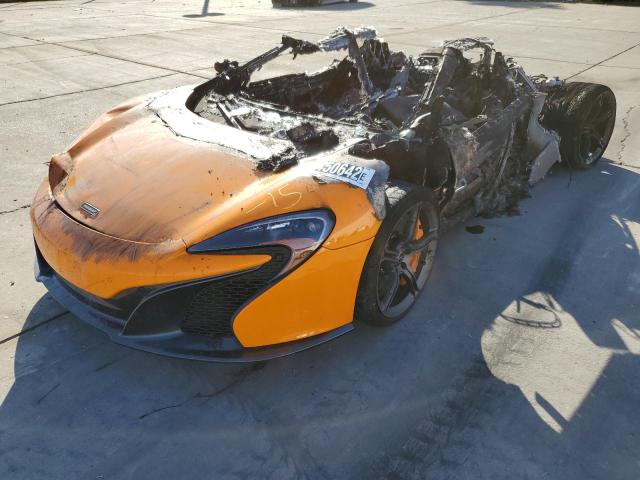 SBM11FAA3FW003936 - 2015 MCLAREN AUTOMOTIVE 650S SPIDE BURN photo 2