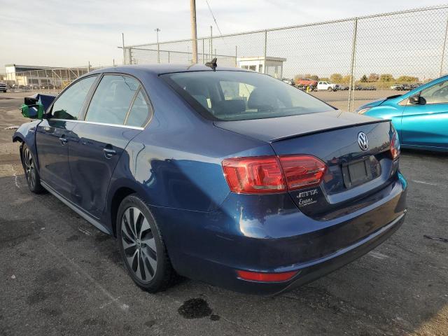 3VW637AJ7DM304850 - 2013 VOLKSWAGEN JETTA HYBR BLUE photo 3