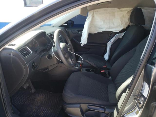 3VW2K7AJ2DM390358 - 2013 VOLKSWAGEN JETTA BASE GRAY photo 5
