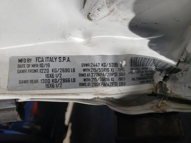 ZFBHRFABXL6P72828 - 2020 RAM PROMASTER 白色 照片 10