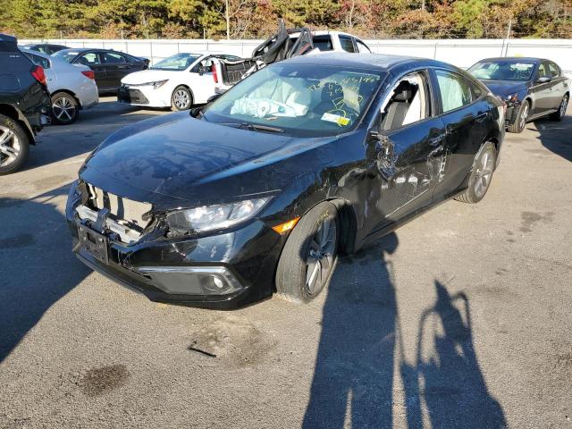 19XFC1F79KE215205 - 2019 HONDA CIVIC EXL Czarny zdjęcie 2