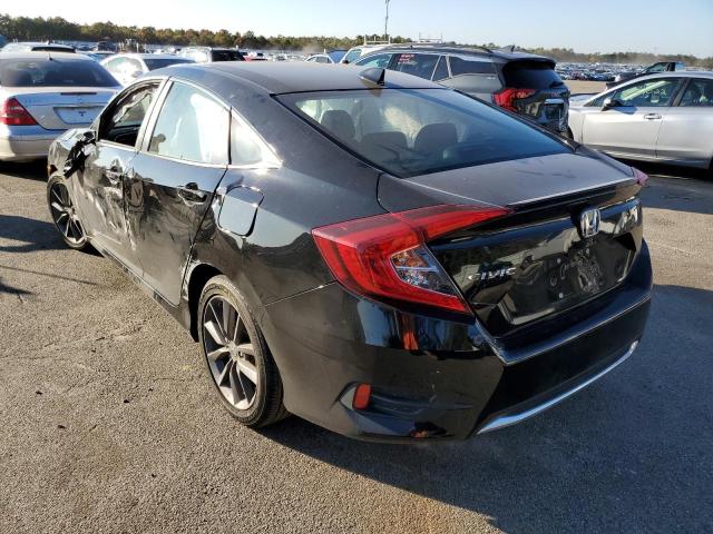 19XFC1F79KE215205 - 2019 HONDA CIVIC EXL Czarny zdjęcie 3