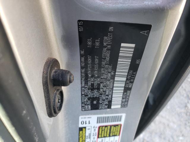 5TDKK3DC7FS668439 - 2015 TOYOTA SIENNA LE GRAY photo 10